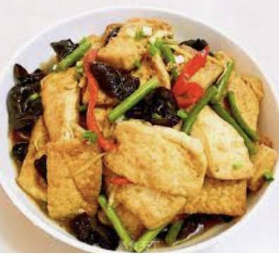 27. Tofu in Home-Style 家常豆腐